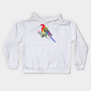 Wingspan Eastern Rosella Kids Hoodie